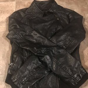 A leather jacket